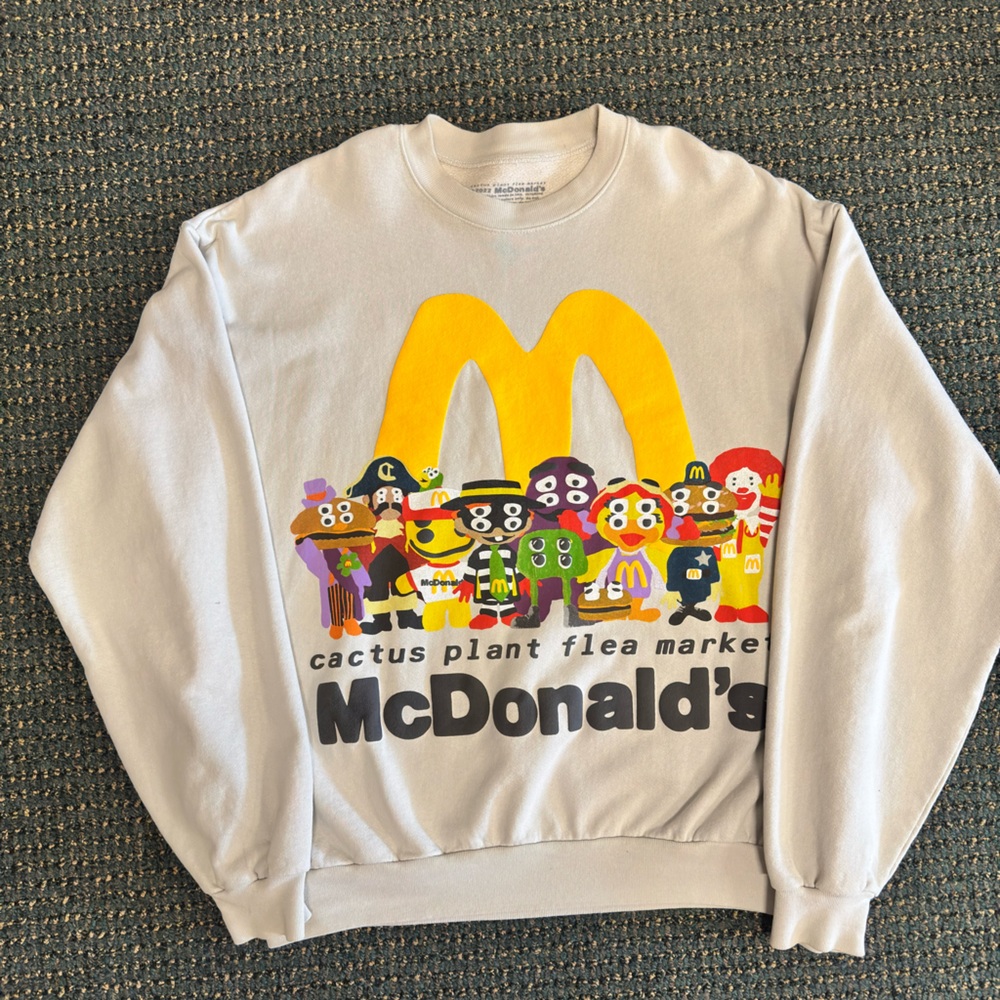 McDonald's x Cactus Plant Flea Market sweatshirt